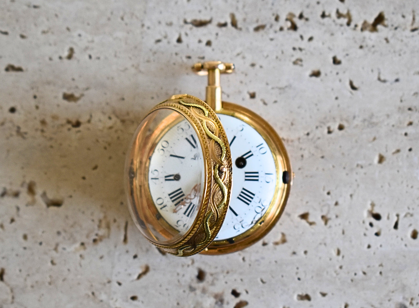 1775 Philippe Terrot & Fazy Verge Pocket Watch