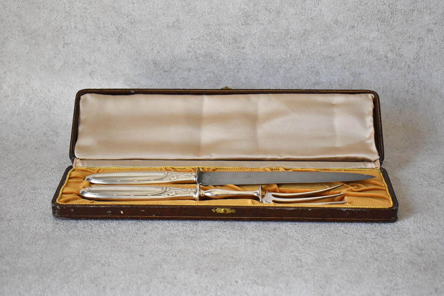 Christofle French Silver-Plated Carving Set, Circa 1900