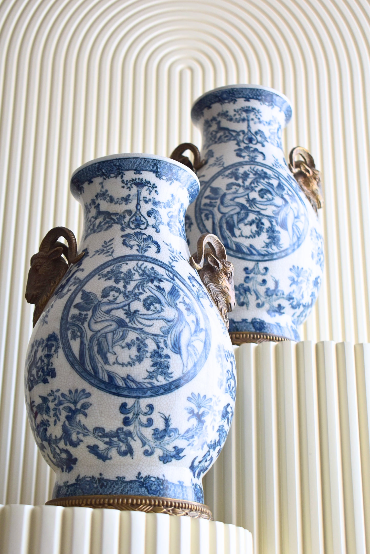 Pair of Wong Lee Vases