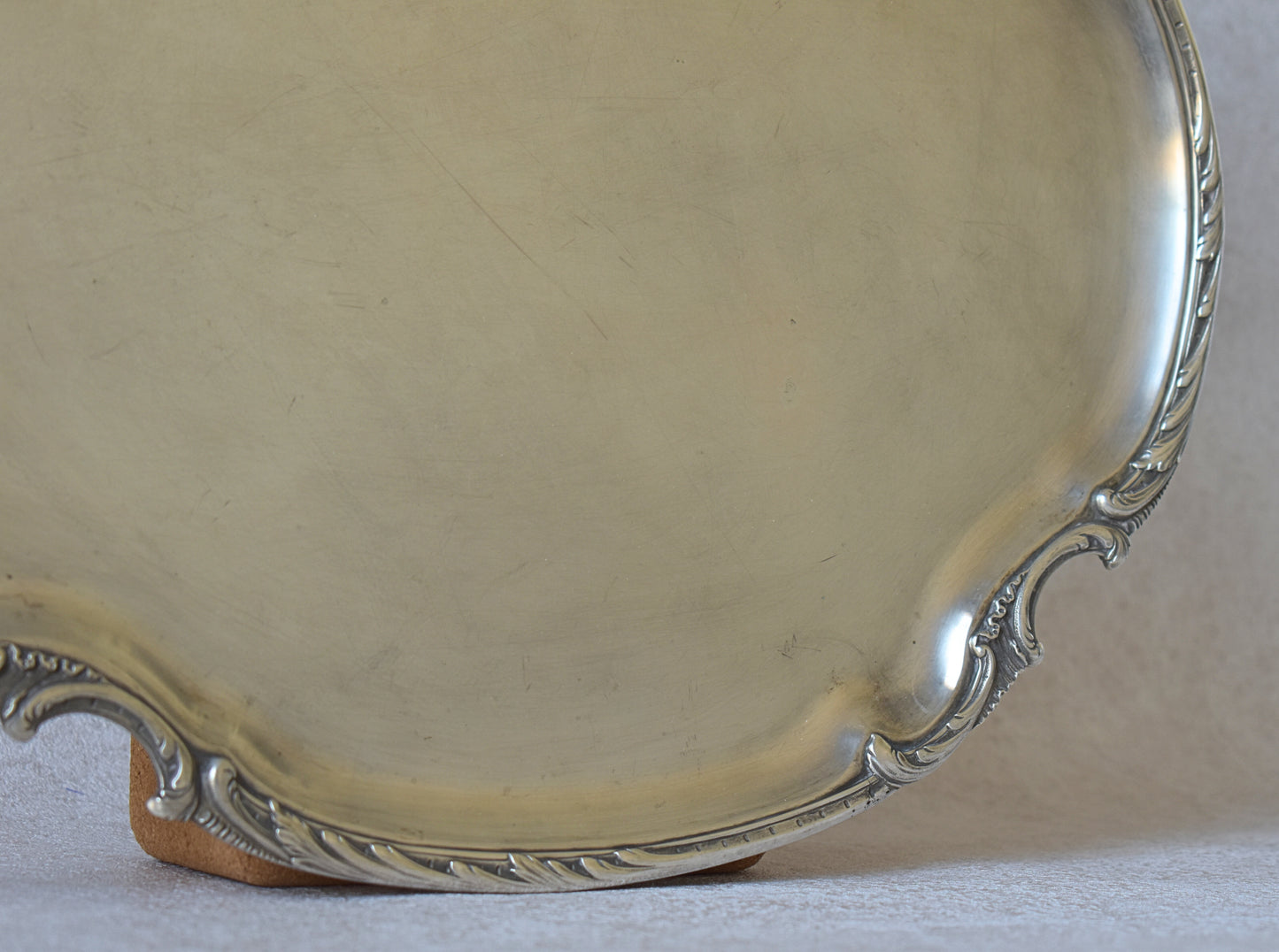 Antique 1900's French Silver Serving Tray