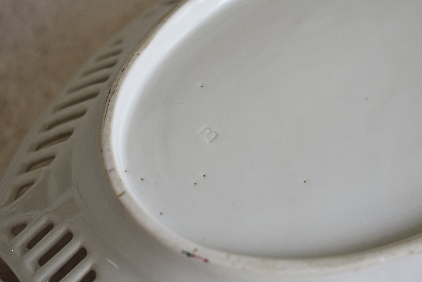 Vintage Bavarian Porcelain Fruit Baskets