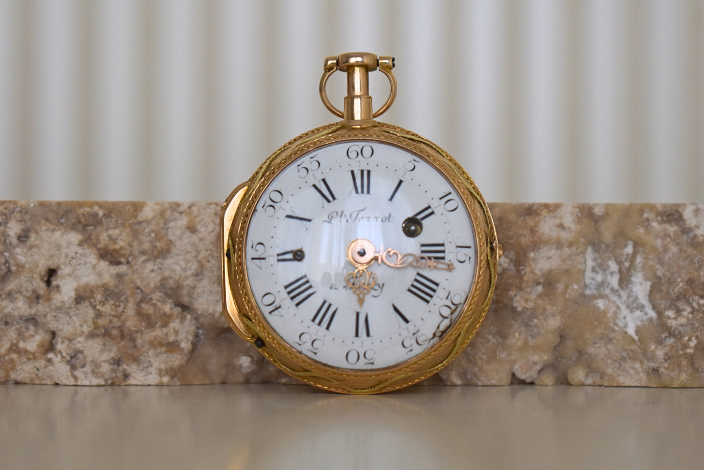 1775 Philippe Terrot & Fazy Verge Pocket Watch
