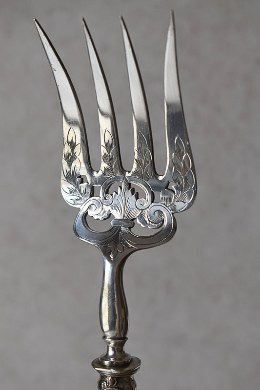 French Silver-Plated Serving Set by Henri Gabert, Circa 1880s