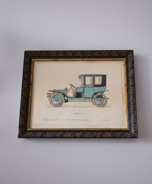 Early Rolls-Royce Silver Ghost Lithograph (c. 1907–1915)