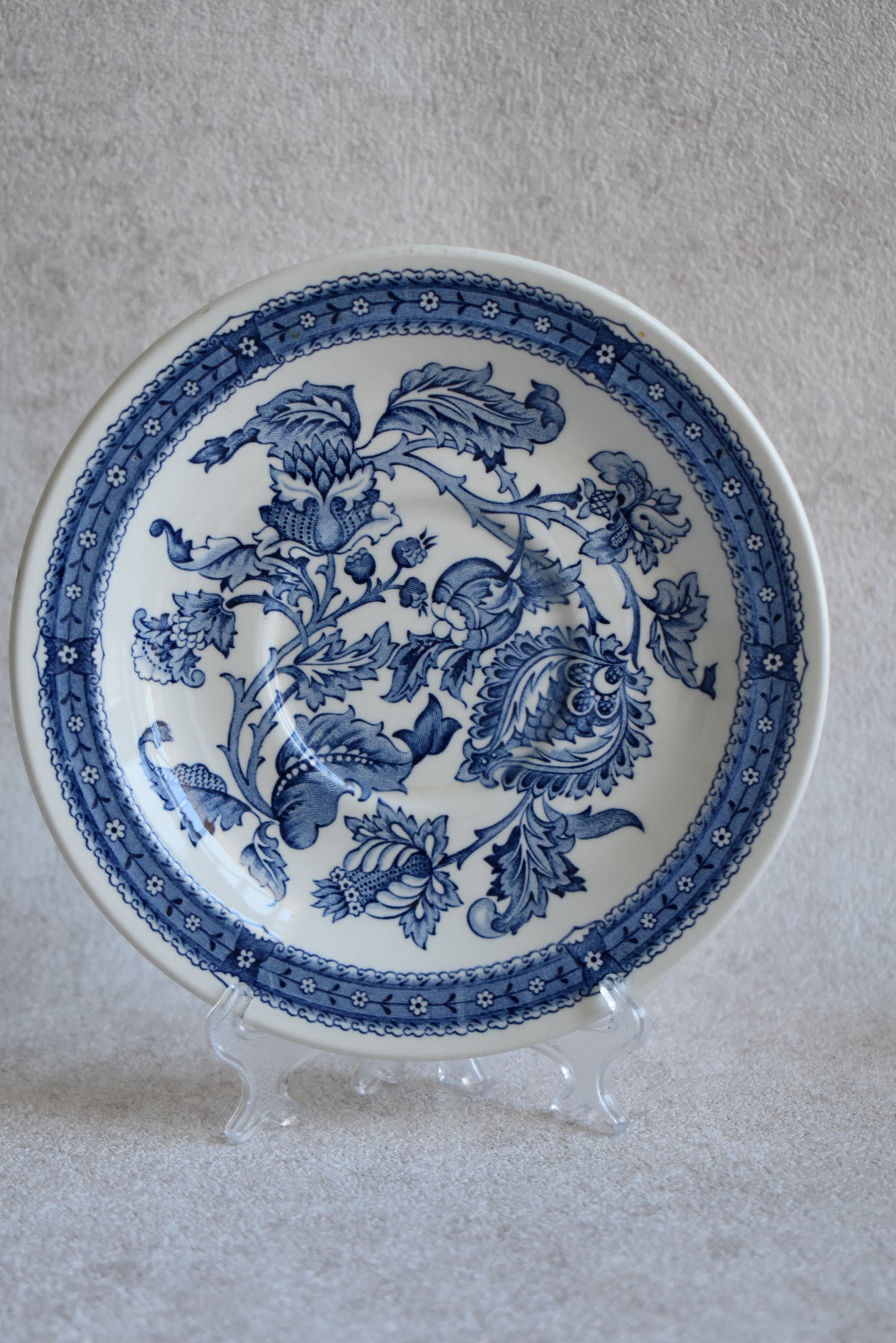 Retro 1970s Ridgway Ironstone Tea Cup Set of Two