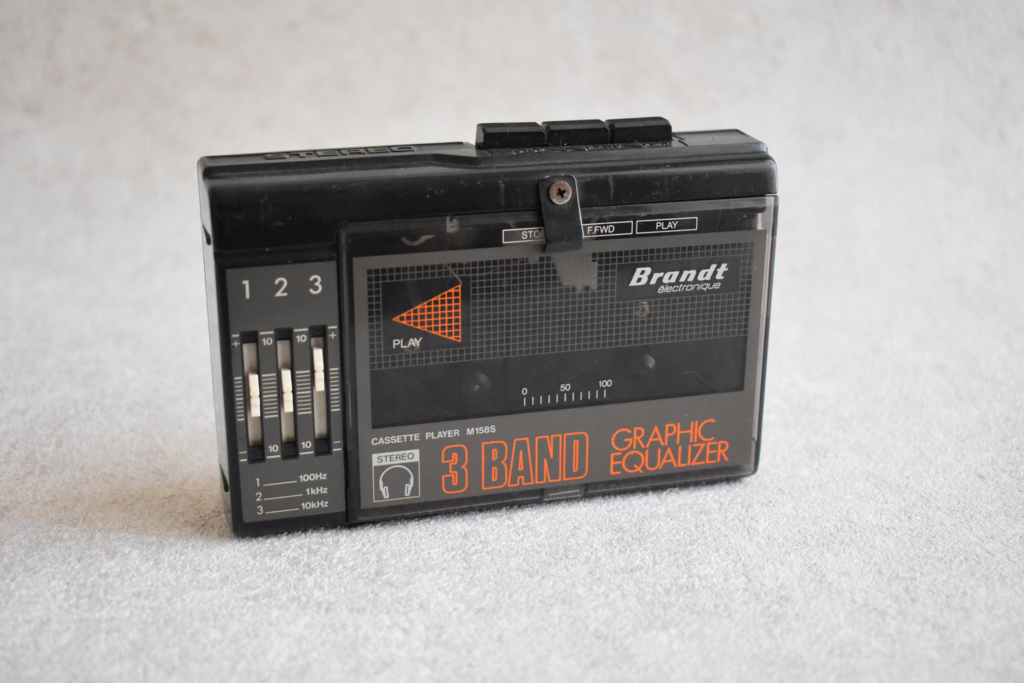 Vintage 1970s Brandt Cassette Player