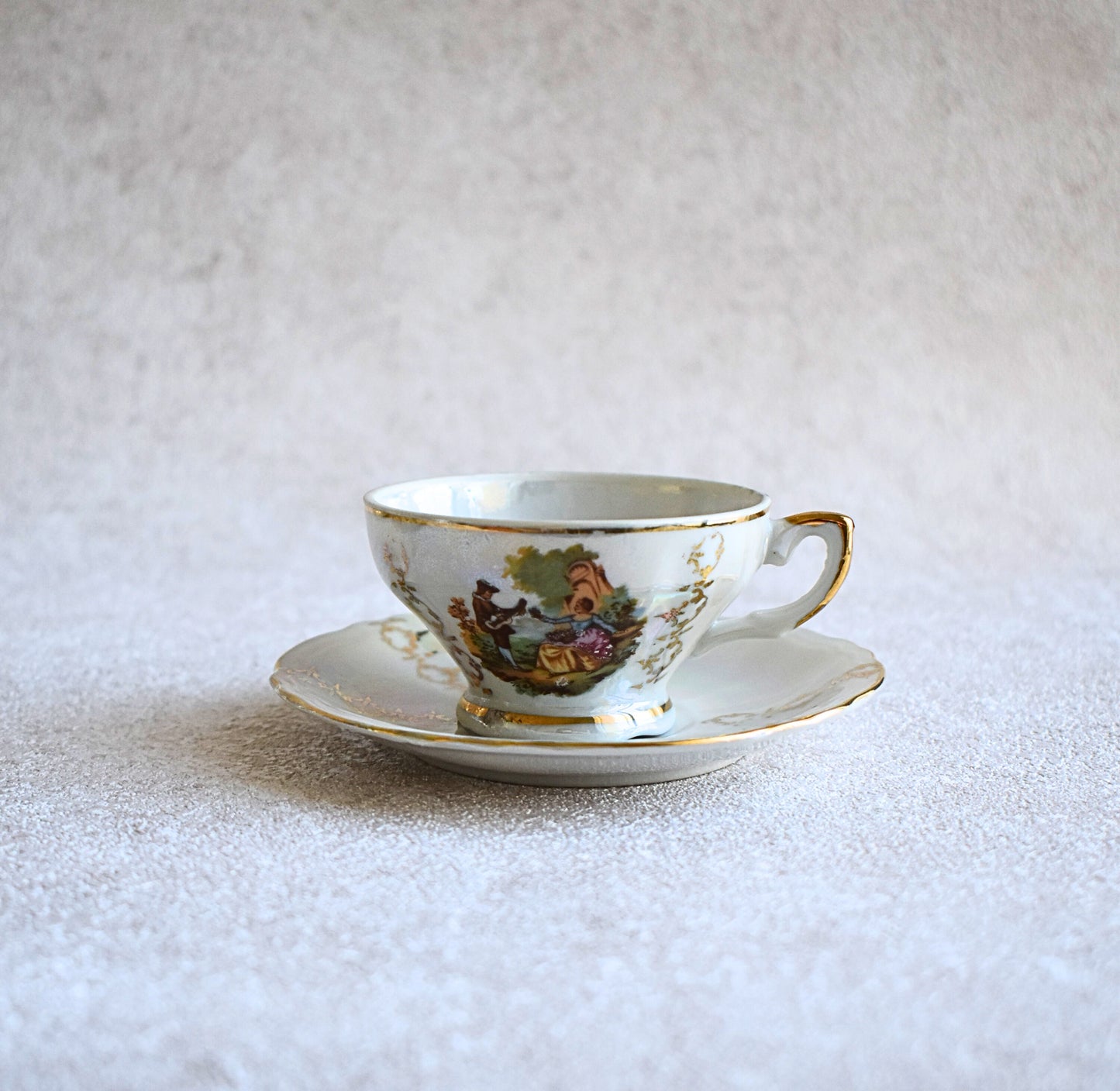 Vintage Italian Porcelain Tea Set 1950s