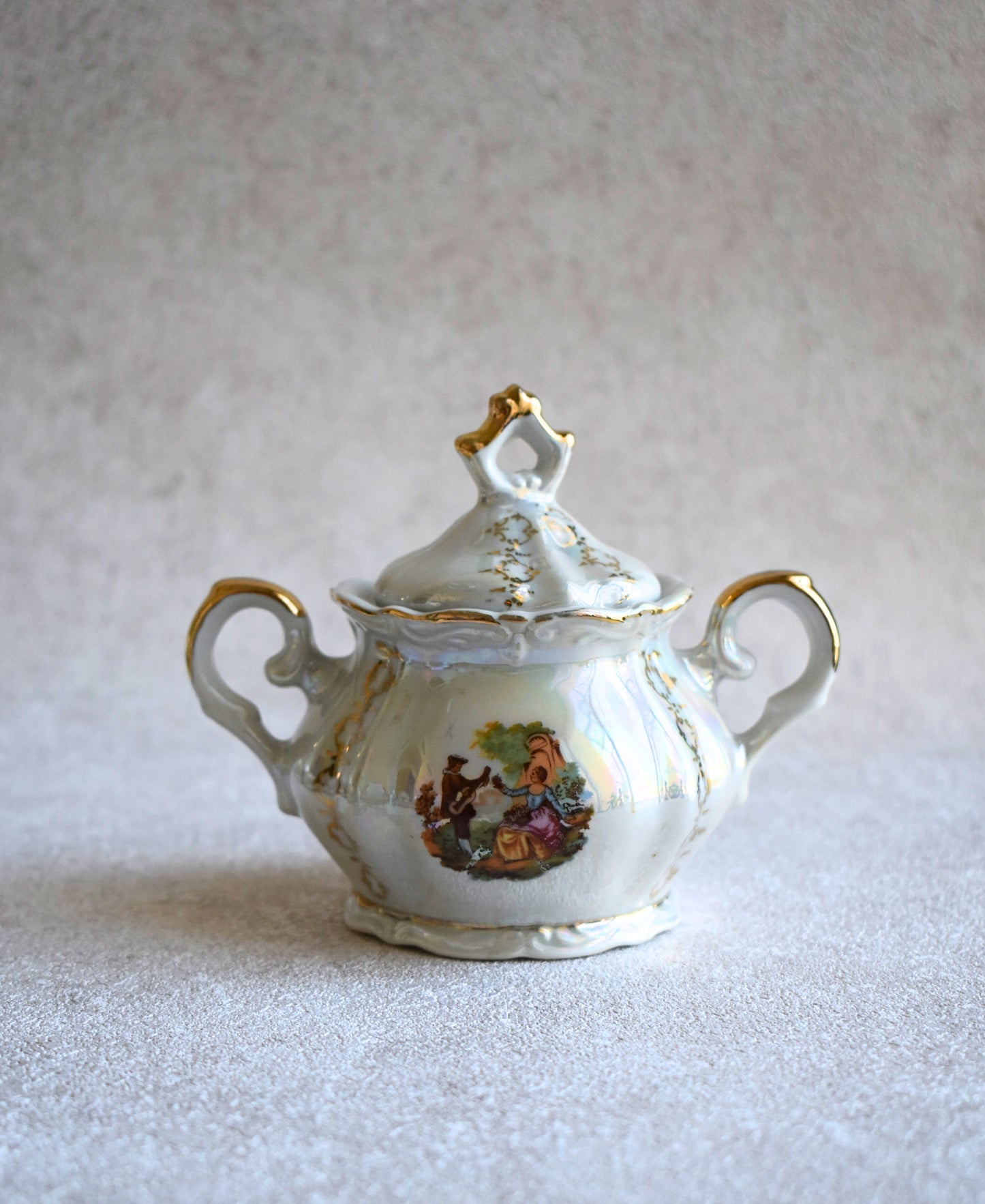Vintage Italian Porcelain Tea Set 1950s