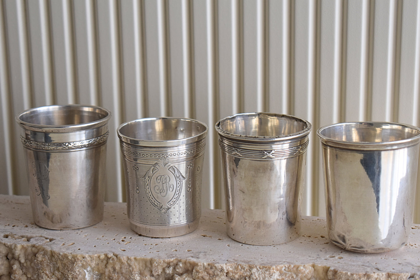Antique French Silver Cups - A Four Generations Treasure