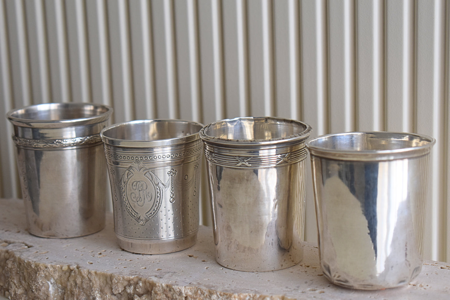 Antique French Silver Cups - A Four Generations Treasure