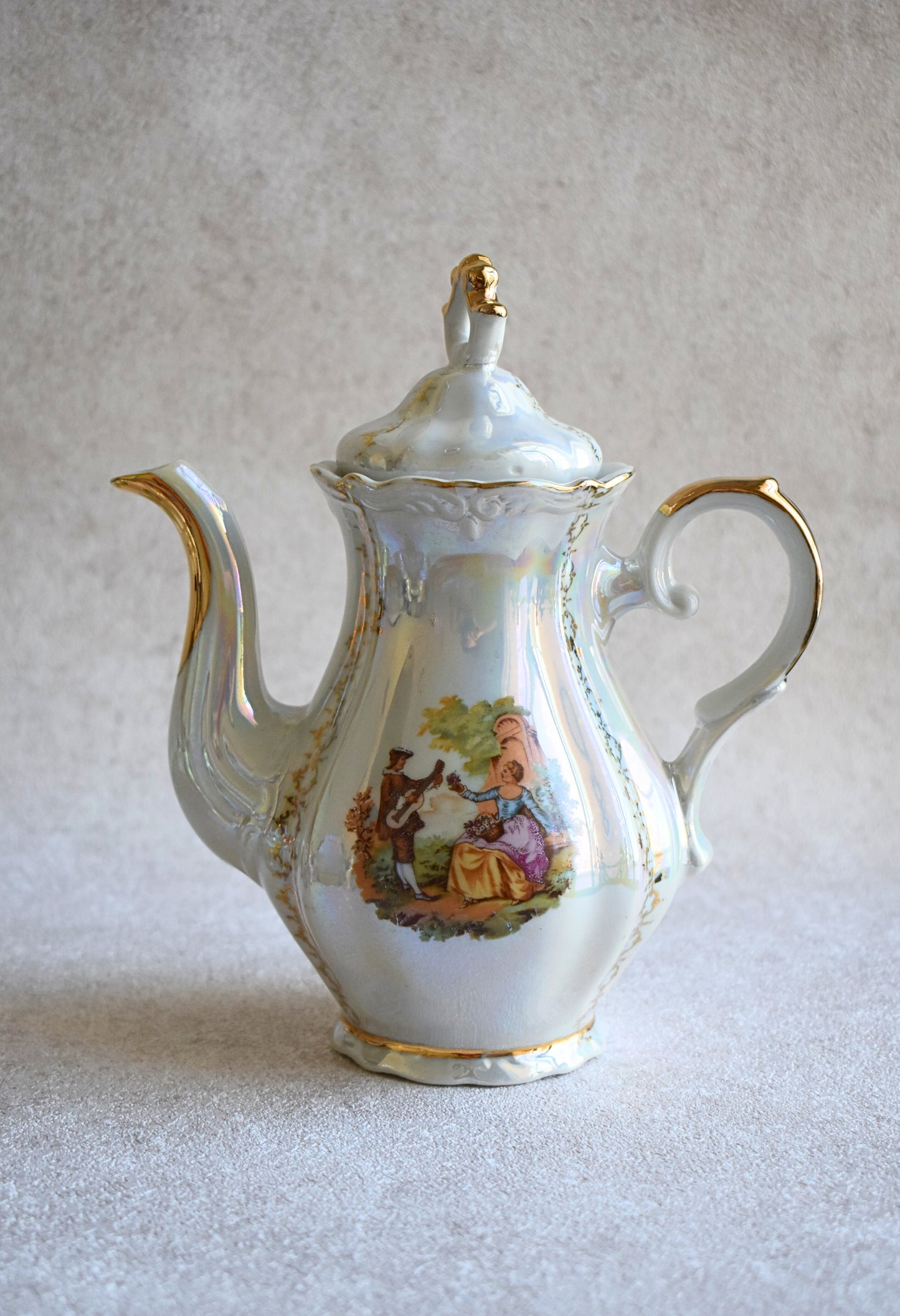 Vintage Italian Porcelain Tea Set 1950s