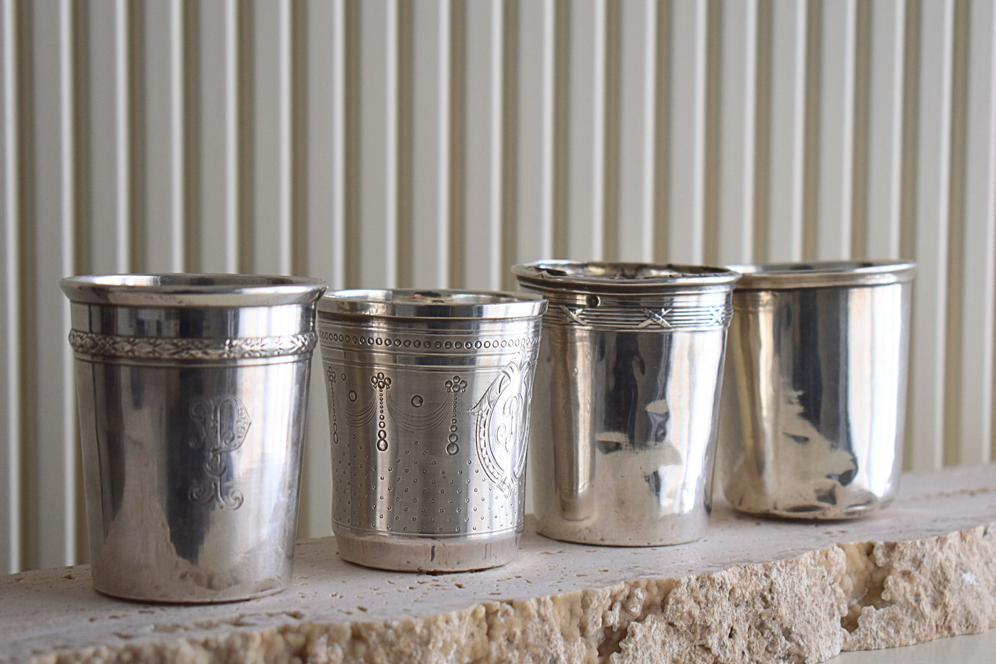Antique French Silver Cups - A Four Generations Treasure