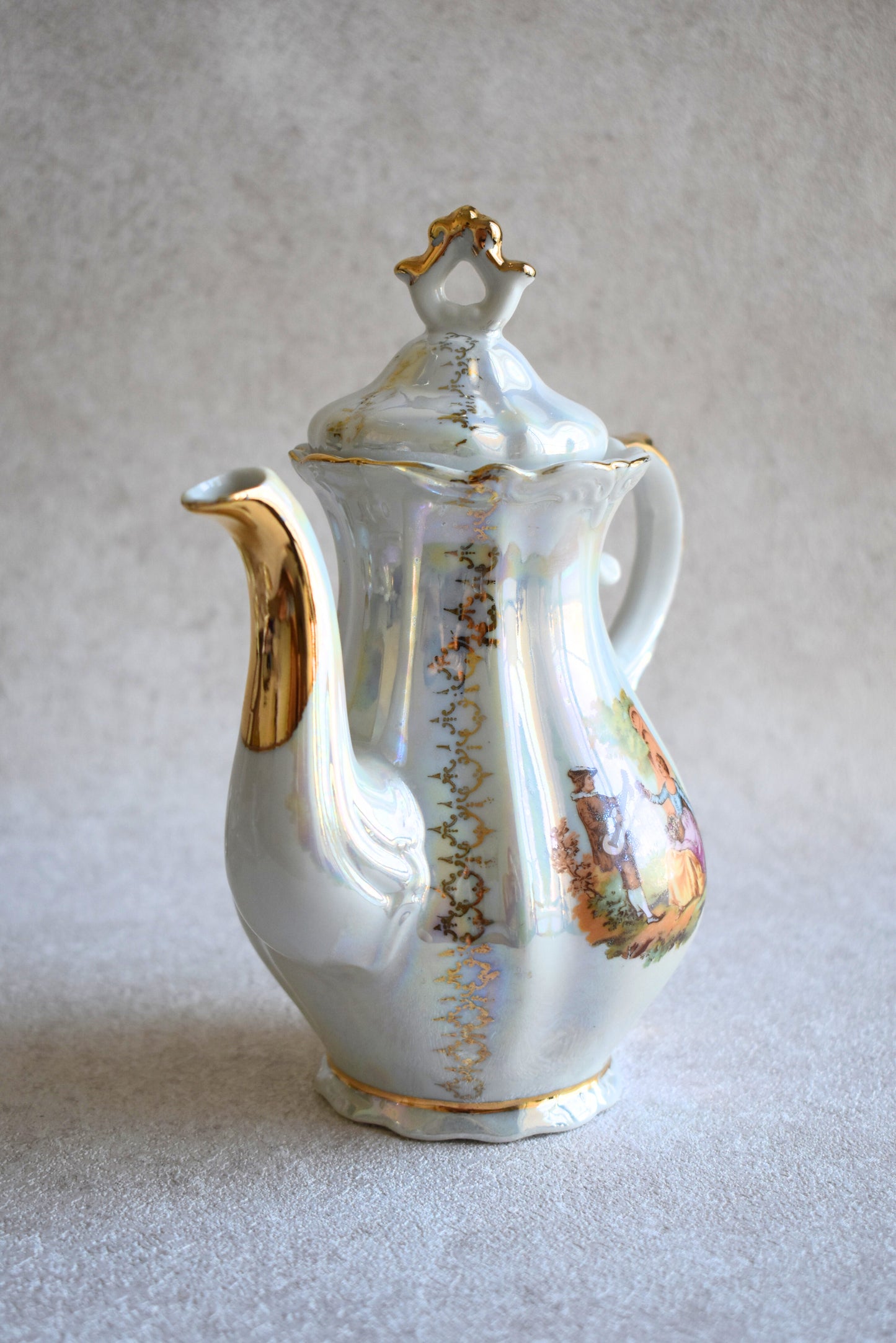 Vintage Italian Porcelain Tea Set 1950s