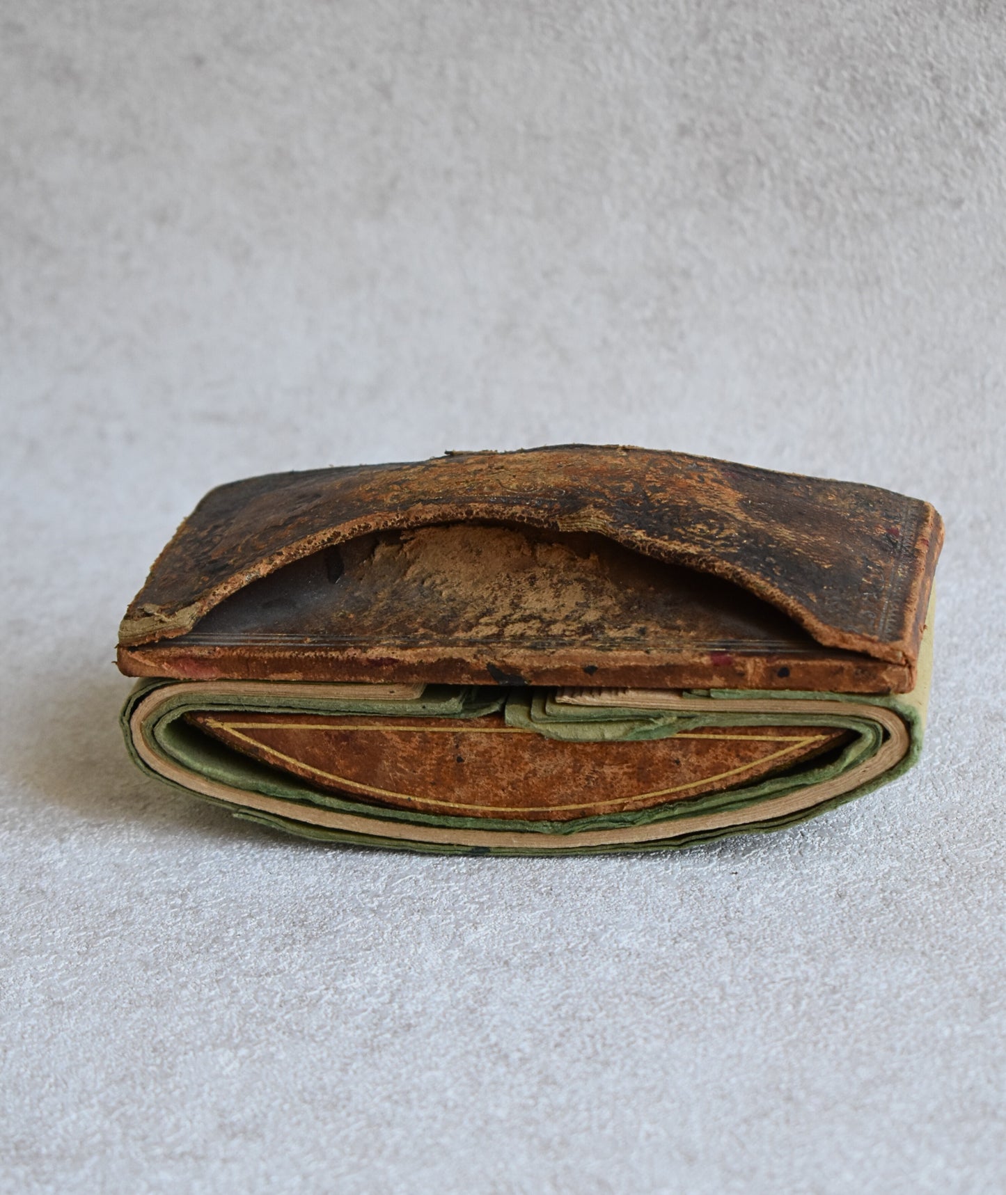 Retro 1930s Leather Desk Ink Blotte