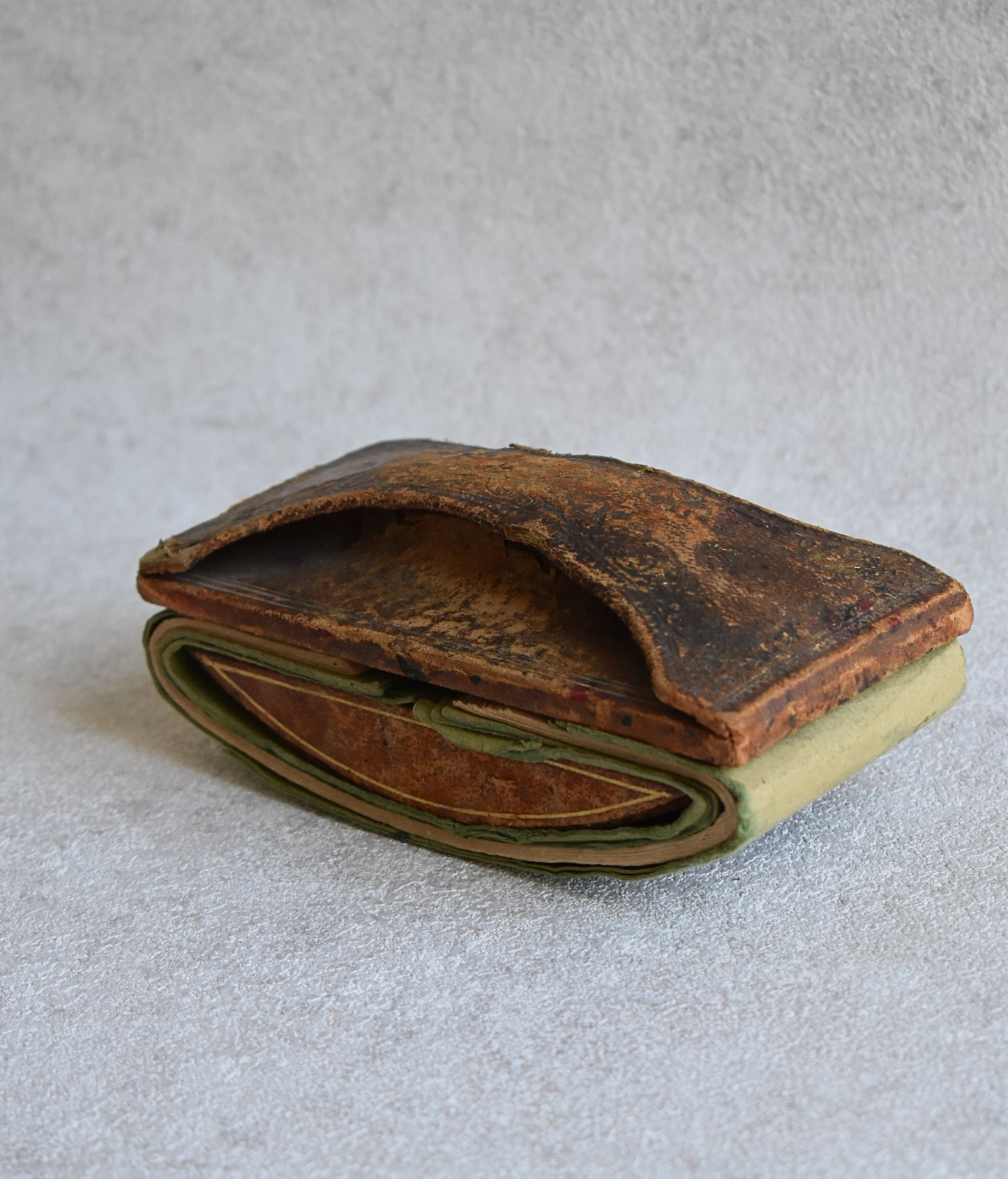 Retro 1930s Leather Desk Ink Blotte