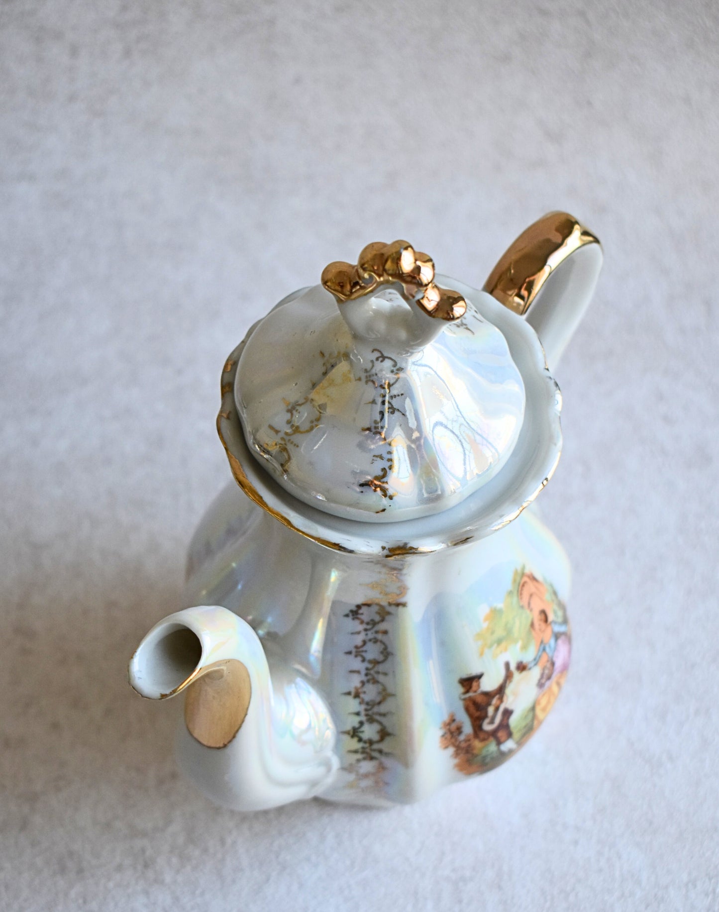 Vintage Italian Porcelain Tea Set 1950s