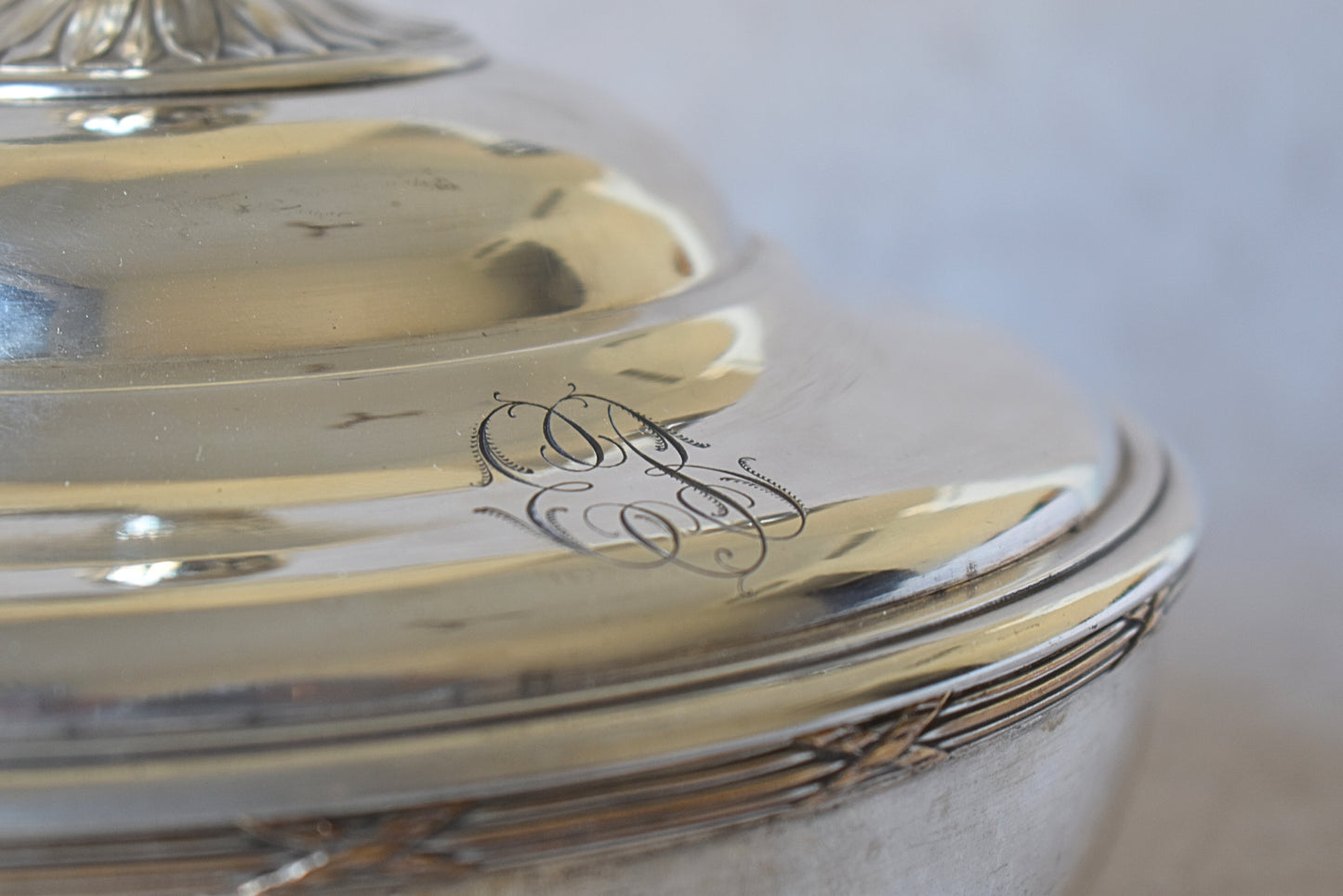 Silver-Plated Dish by Rey & Poilleux, 1880s Paris