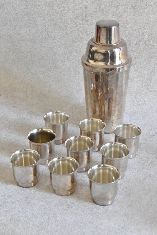 Vintage French Cocktail Shaker Set, 1960s–1970s