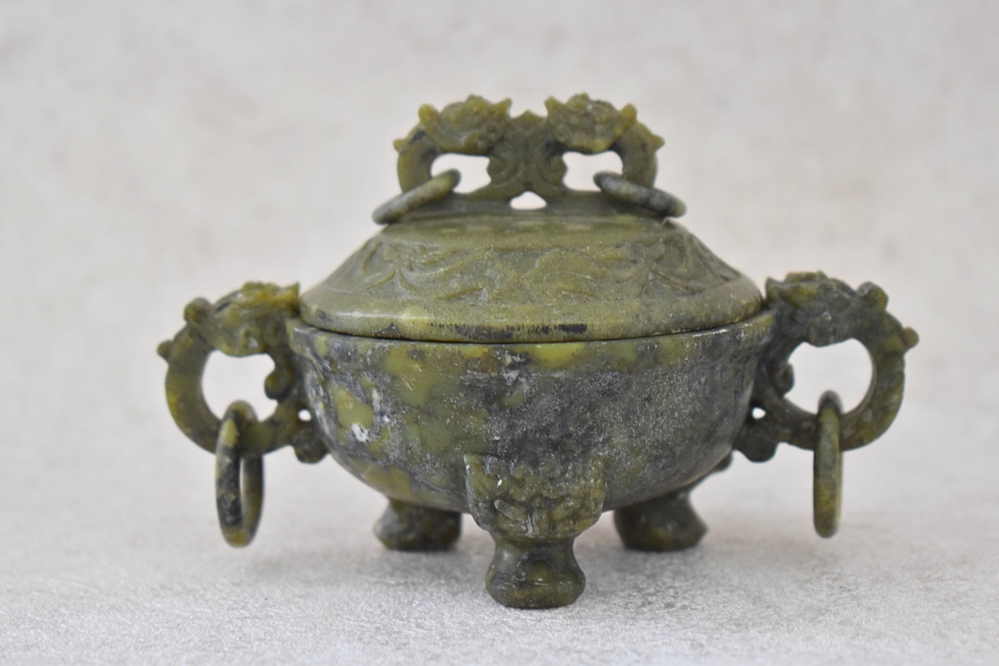 Chinese Archaistic Stone Incense Burner