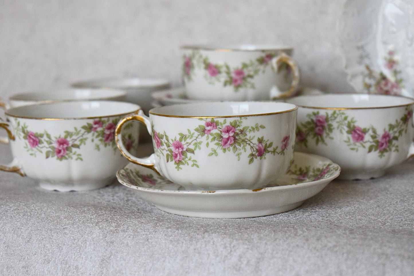 Limoges Porcelain Tea and Coffee Set – France, 1900–1920