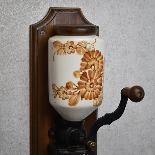 Vintage Wall-Mounted Coffee Grinder