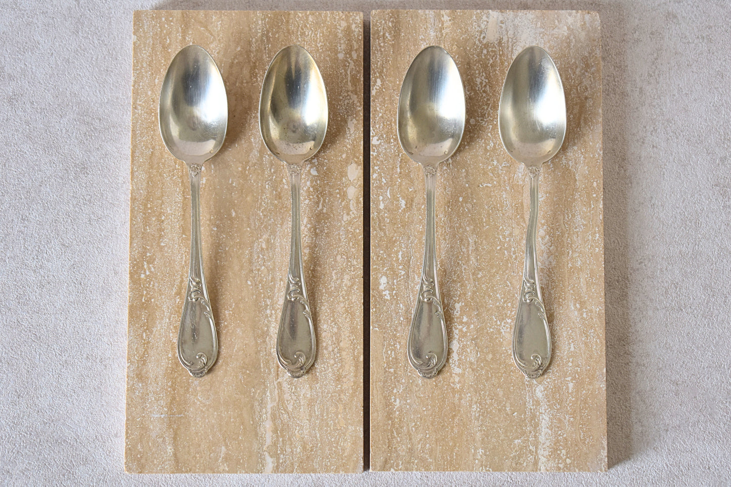 Antique French Silver Spoons Minerva 1st Titre