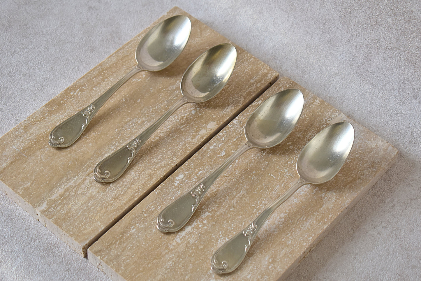 Antique French Silver Spoons Minerva 1st Titre