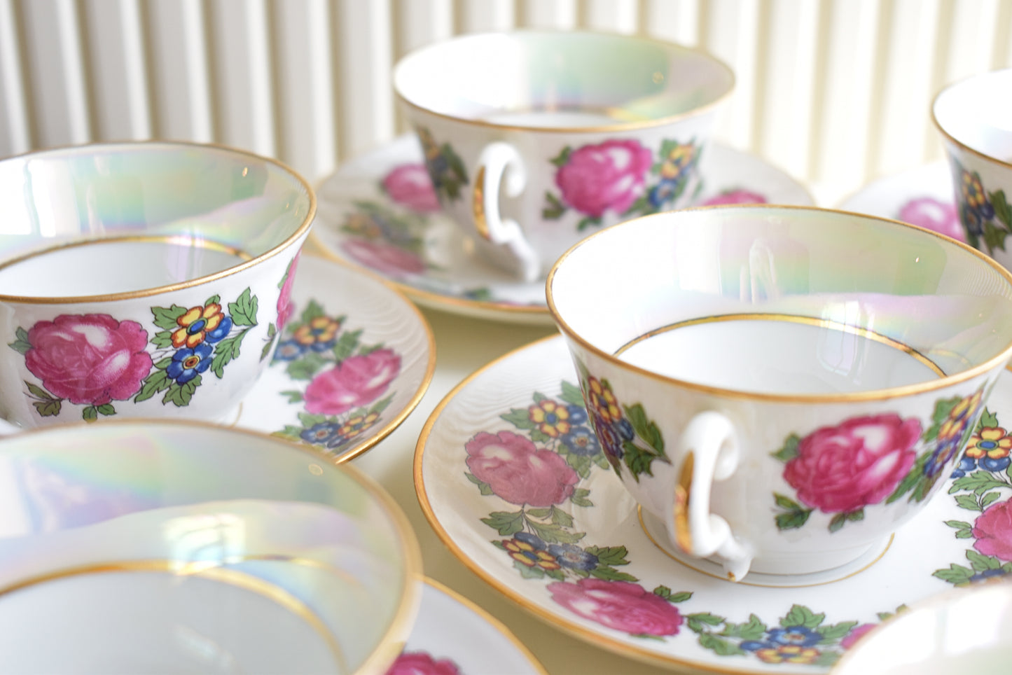 Elegant 1900s LF Veritable Porcelain Tea Service