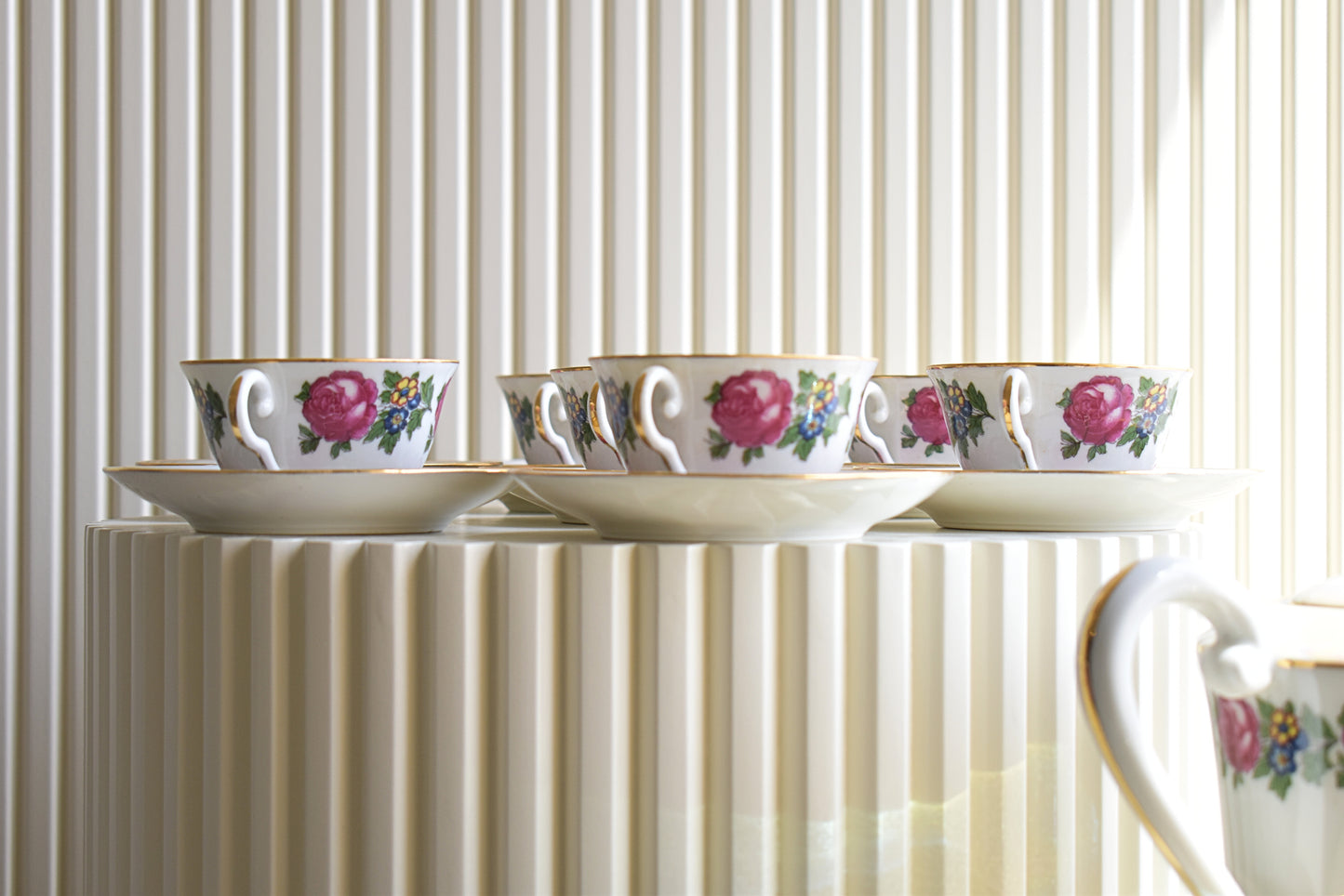 Elegant 1900s LF Veritable Porcelain Tea Service
