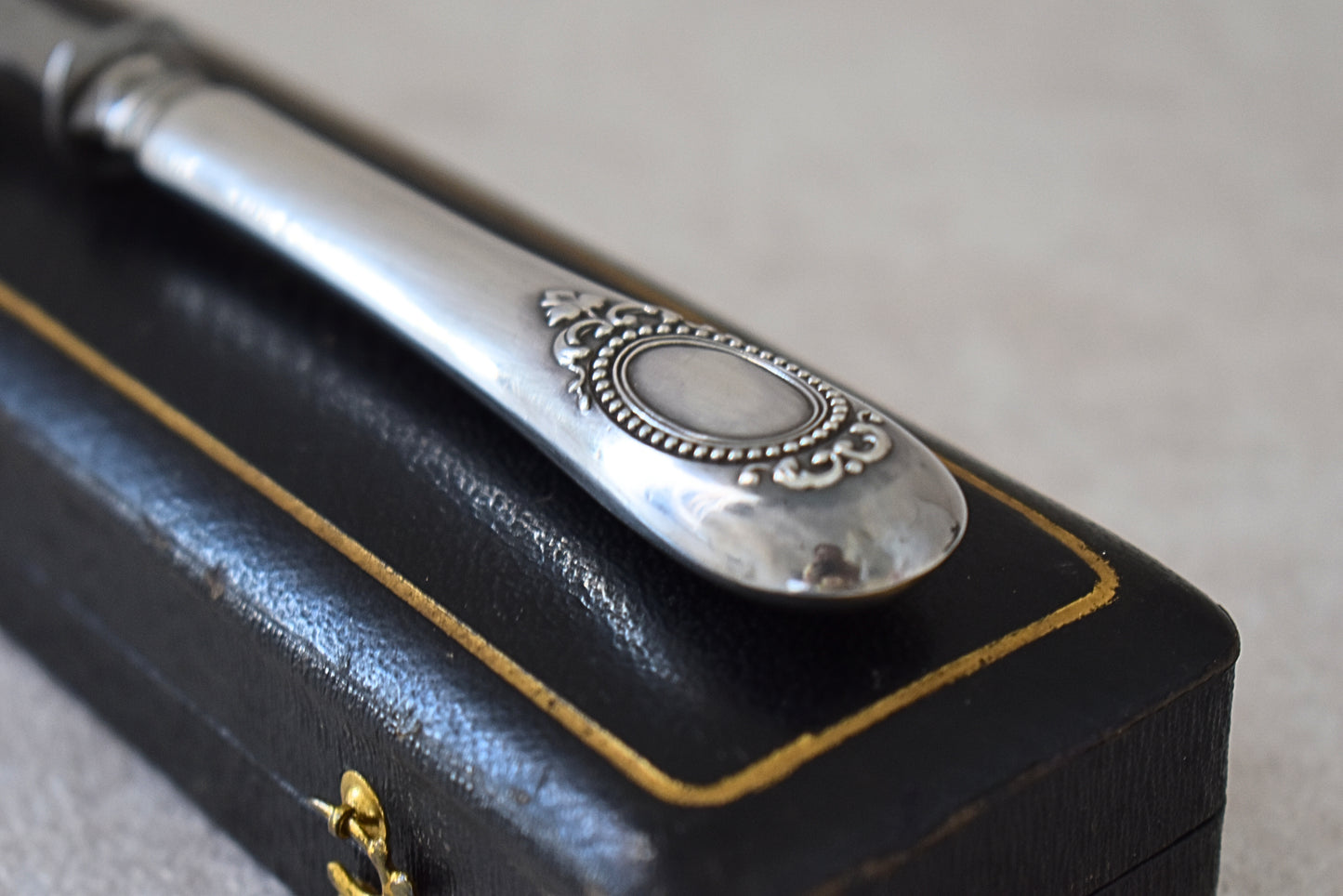Silver Butter Knife by Henri Soufflot