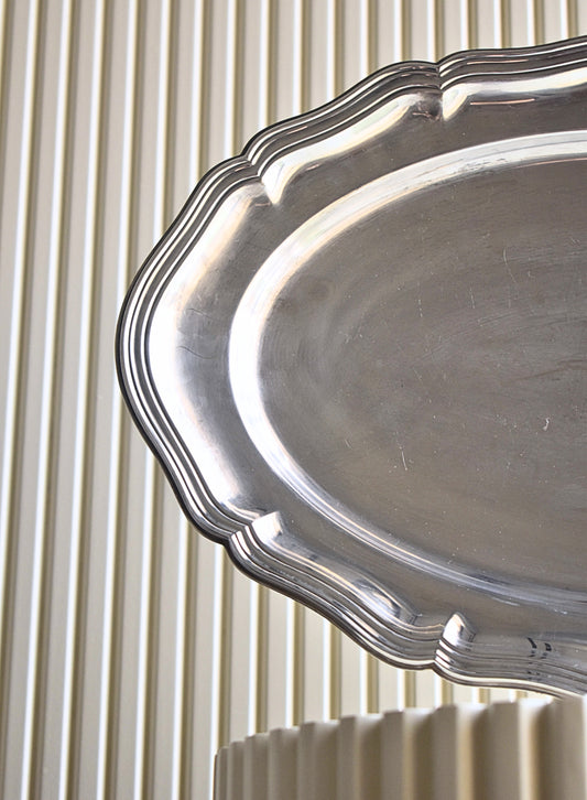 Vintage German Silver-Plated Serving Tray