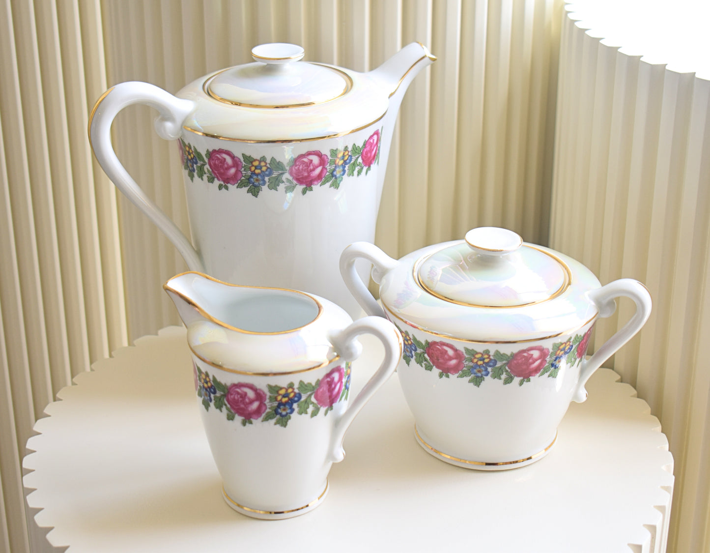 Elegant 1900s LF Veritable Porcelain Tea Service