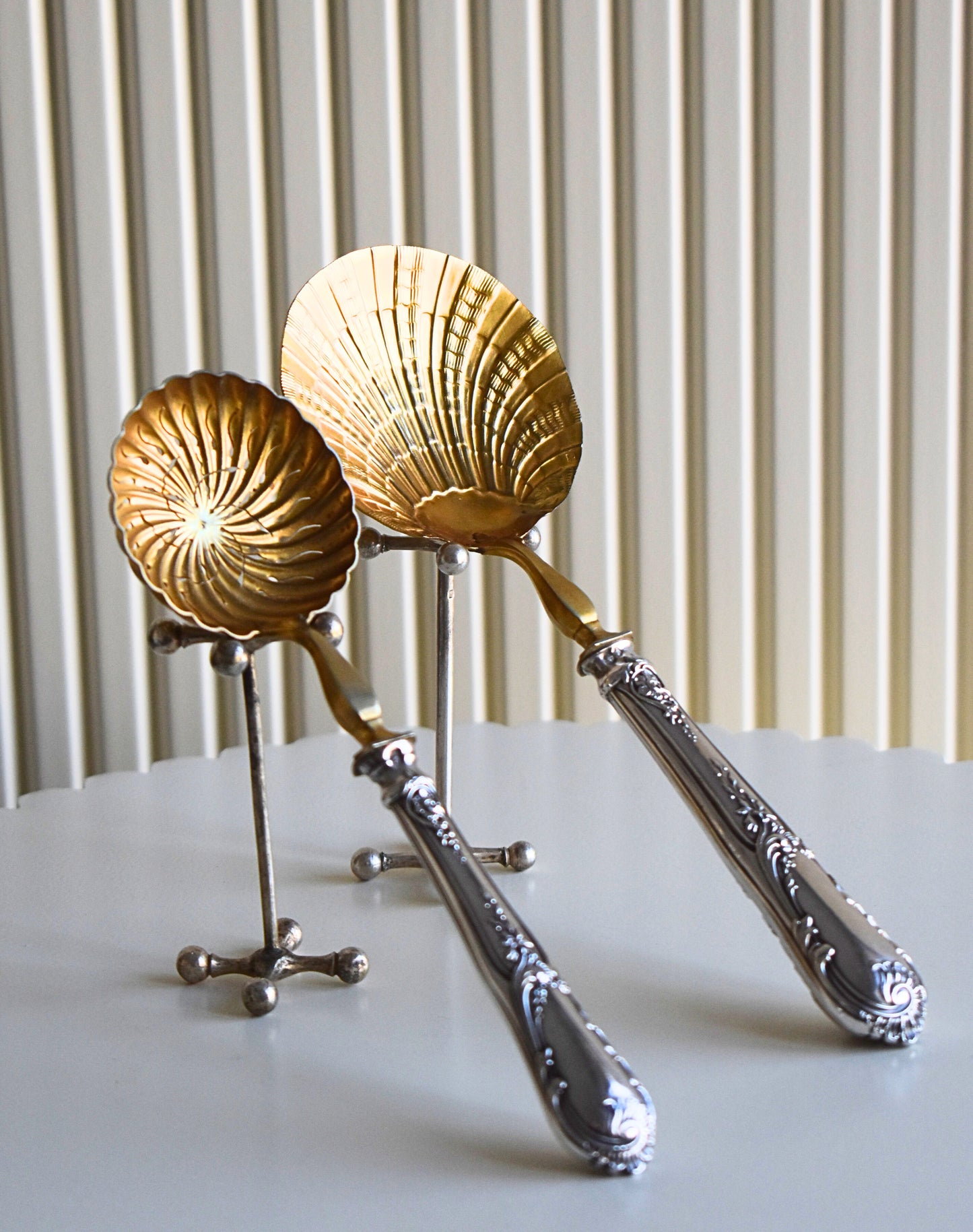 Silver Strawberry Serving Set - 1896