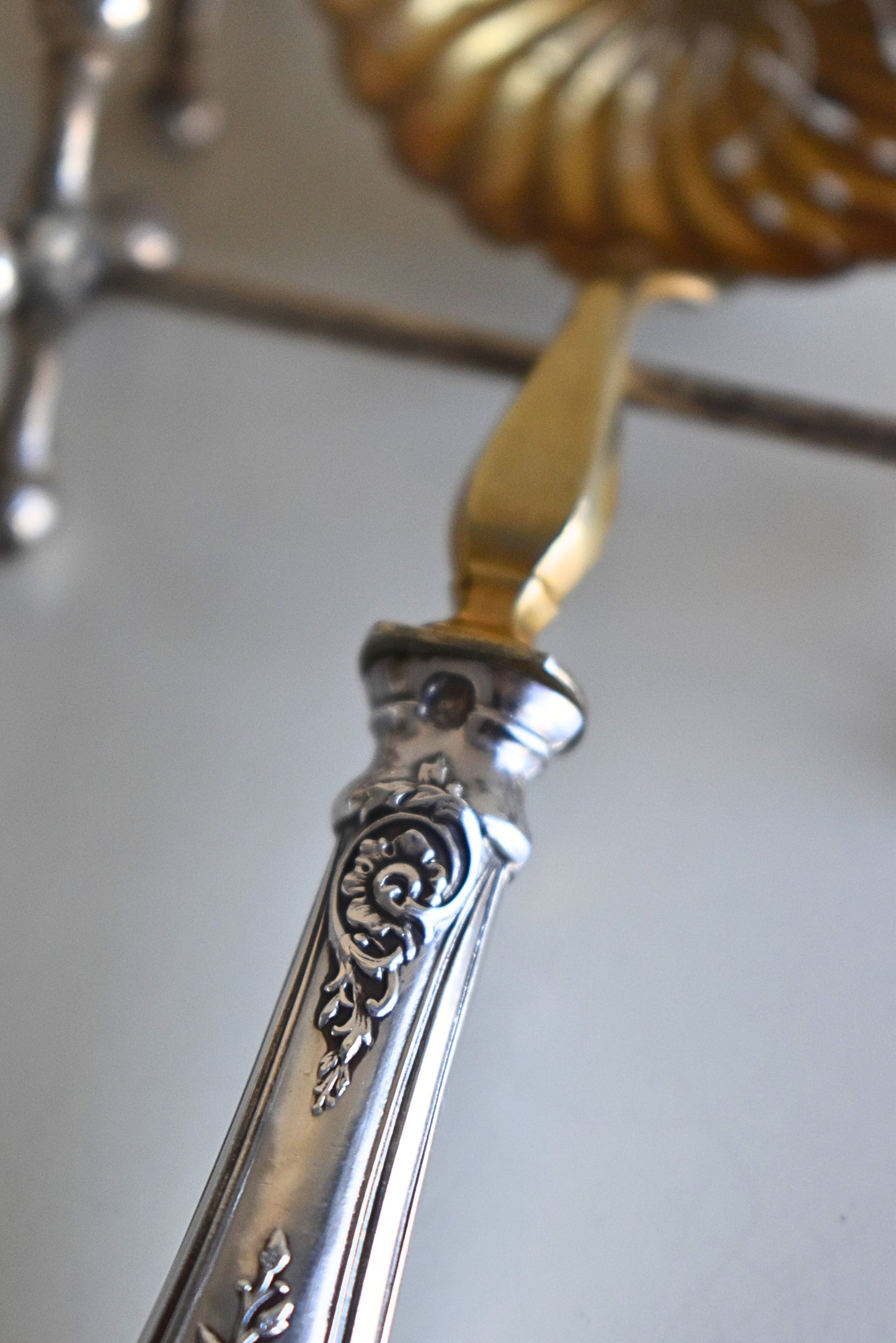 Silver Strawberry Serving Set - 1896