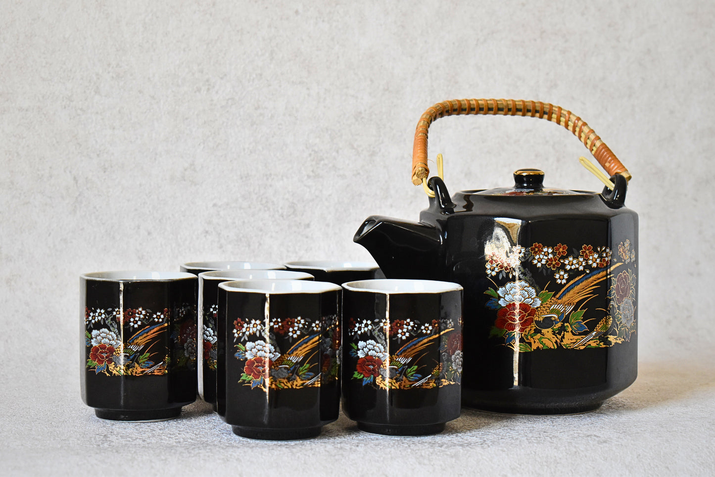 Japanese Octagonal Tea Set