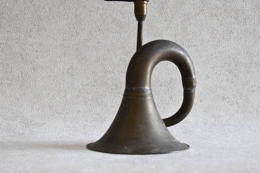 Vintage Brass Auto Horn with Squeeze Bulb