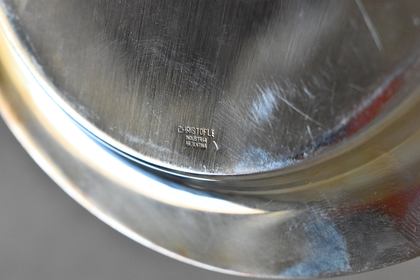 Christofle Silver-Plated Bread Plate, Argentina Production