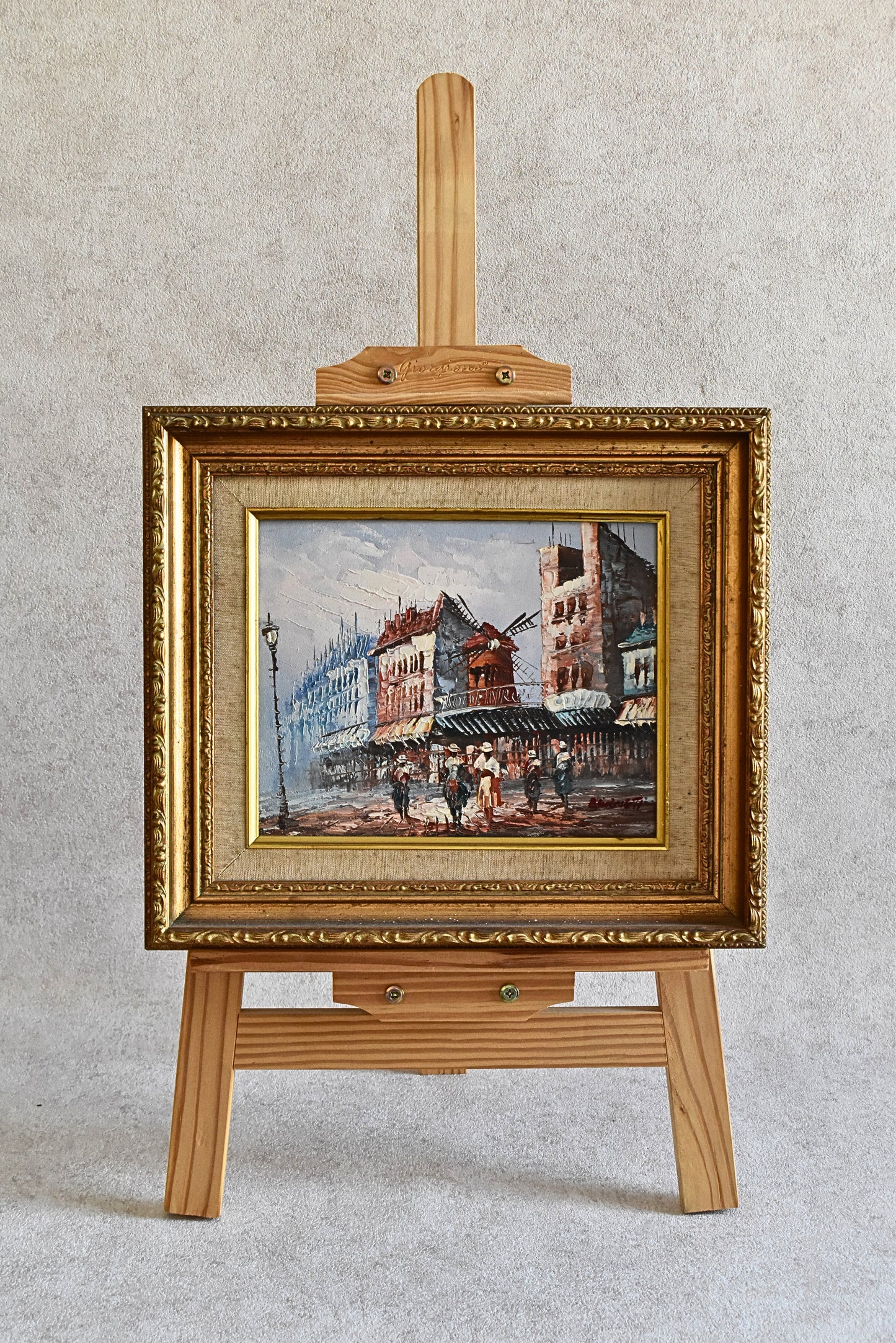 Montmartre Oil Painting by Caroline Burnett