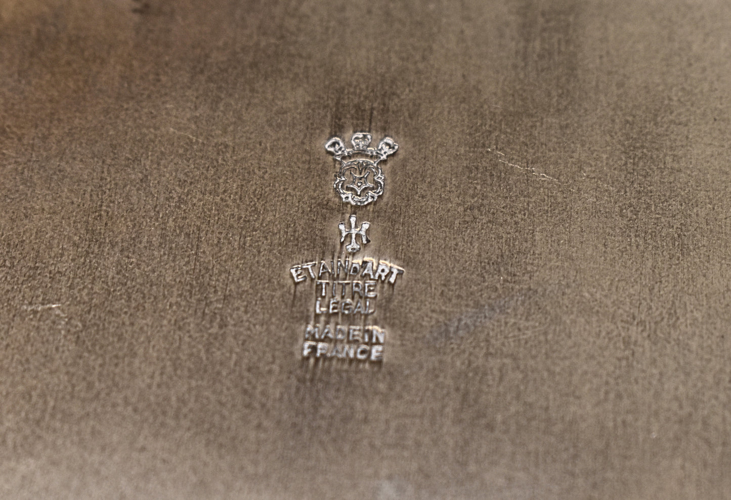 Vintage Pewter Bowl with Handle – Maison Rose (1960s)