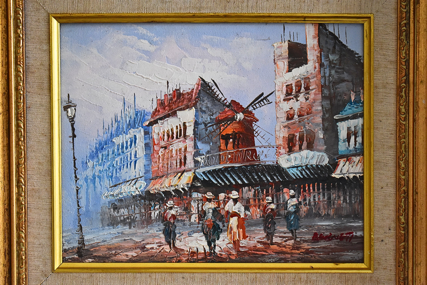 Montmartre Oil Painting by Caroline Burnett