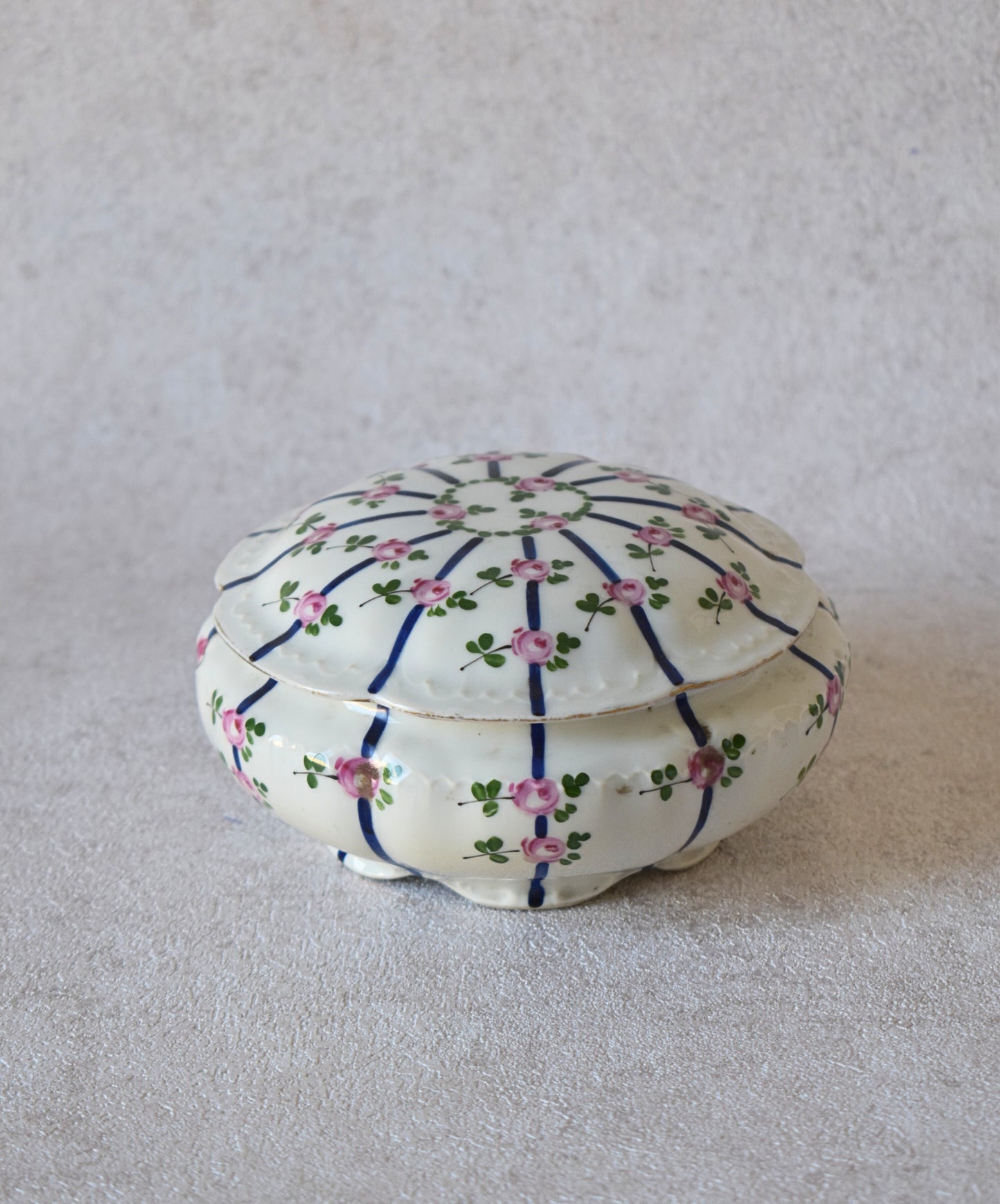 Vintage Limoges Porcelain Jewellery Box