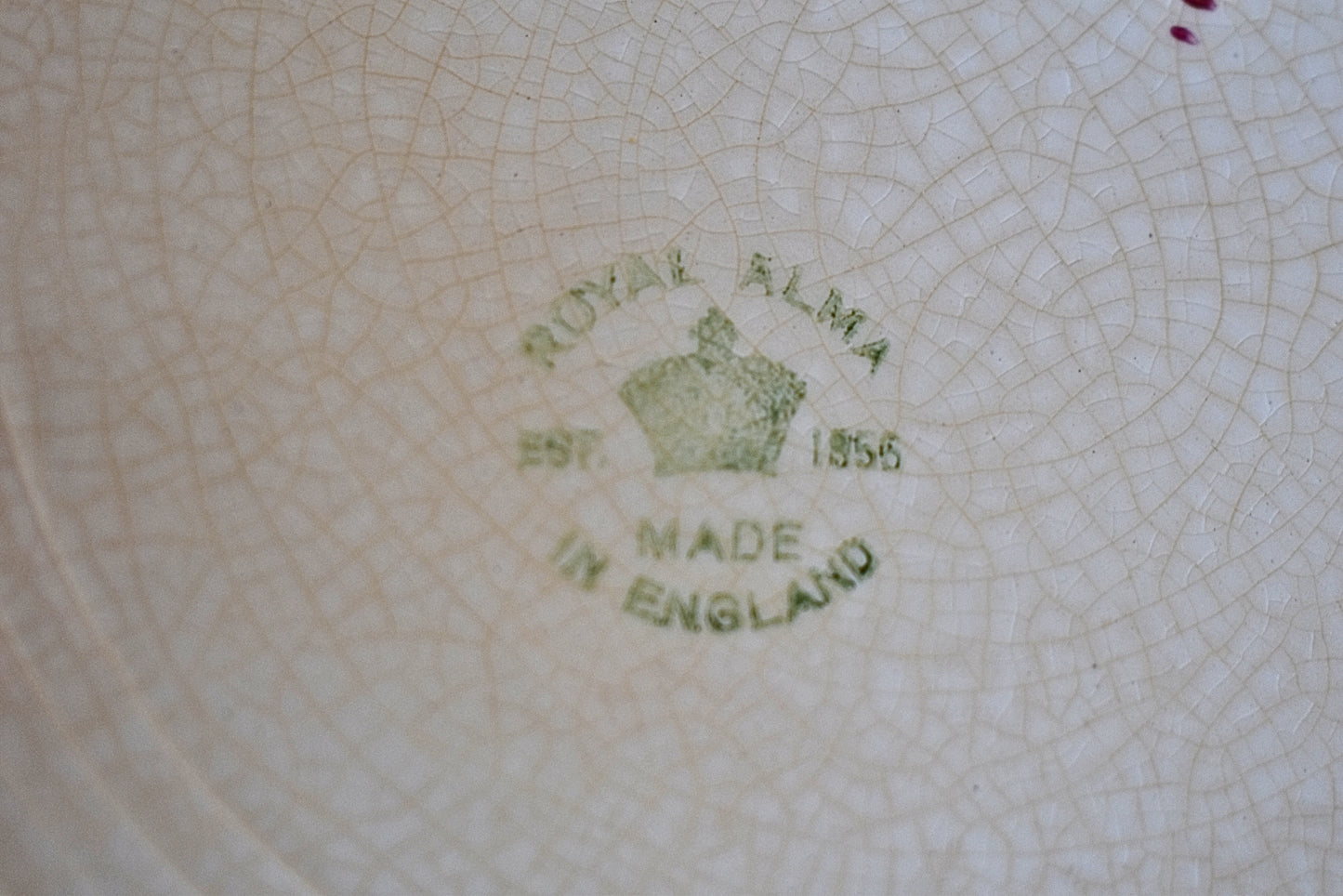Vintage Royal Alma Porcelain Plate, 1950s England