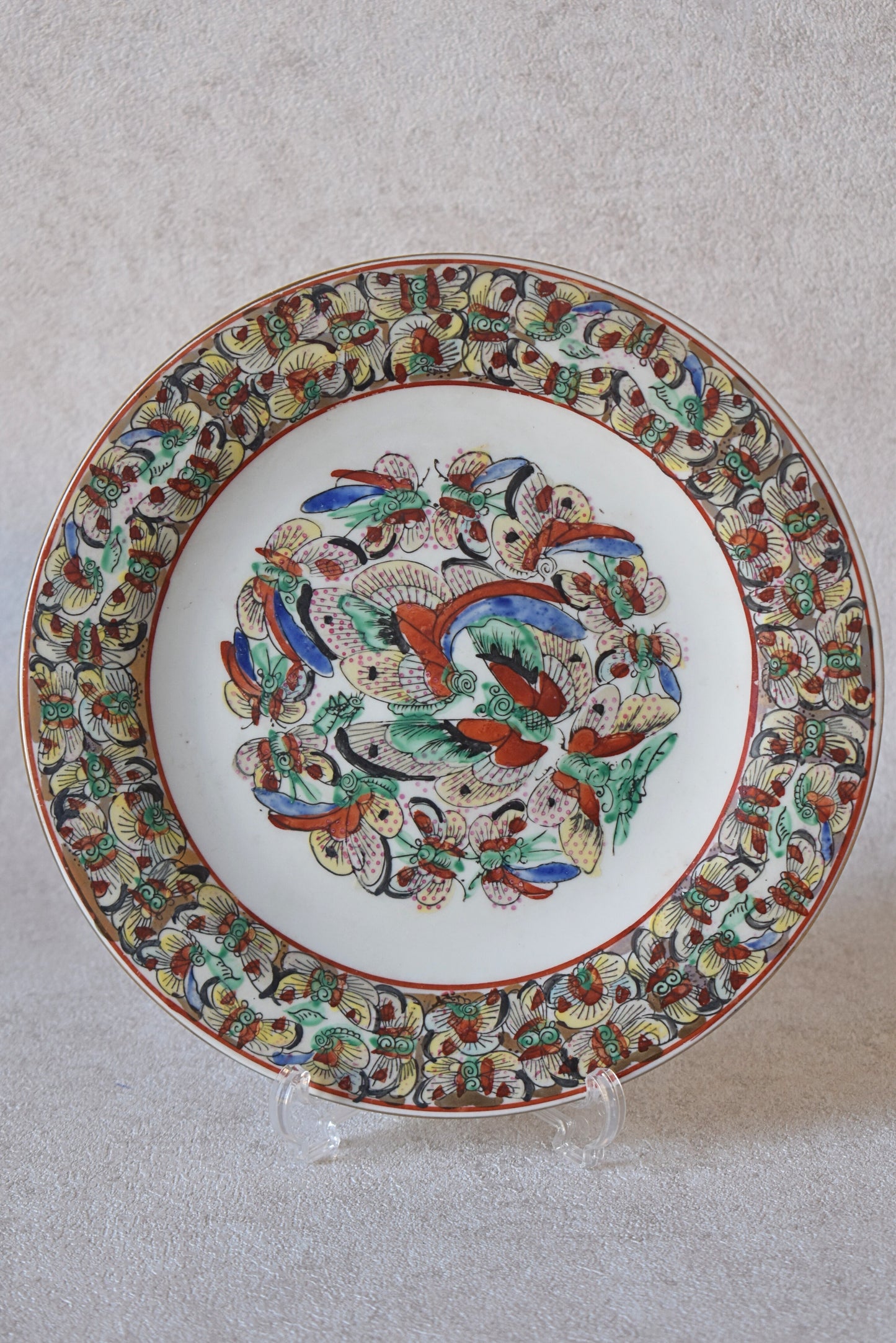 Chinese Porcelain Butterfly Plate