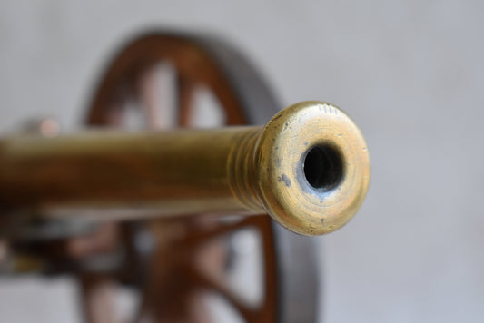 French Napoleonic Miniature Field Cannon Model – 1980s