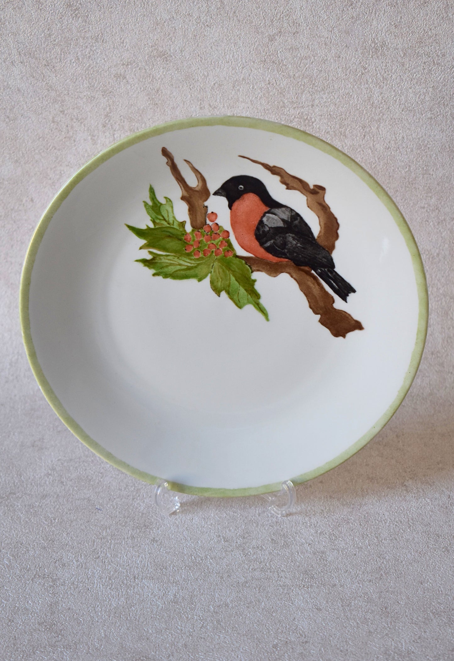 Hand-Painted Bavarian Porcelain Dish – 1987