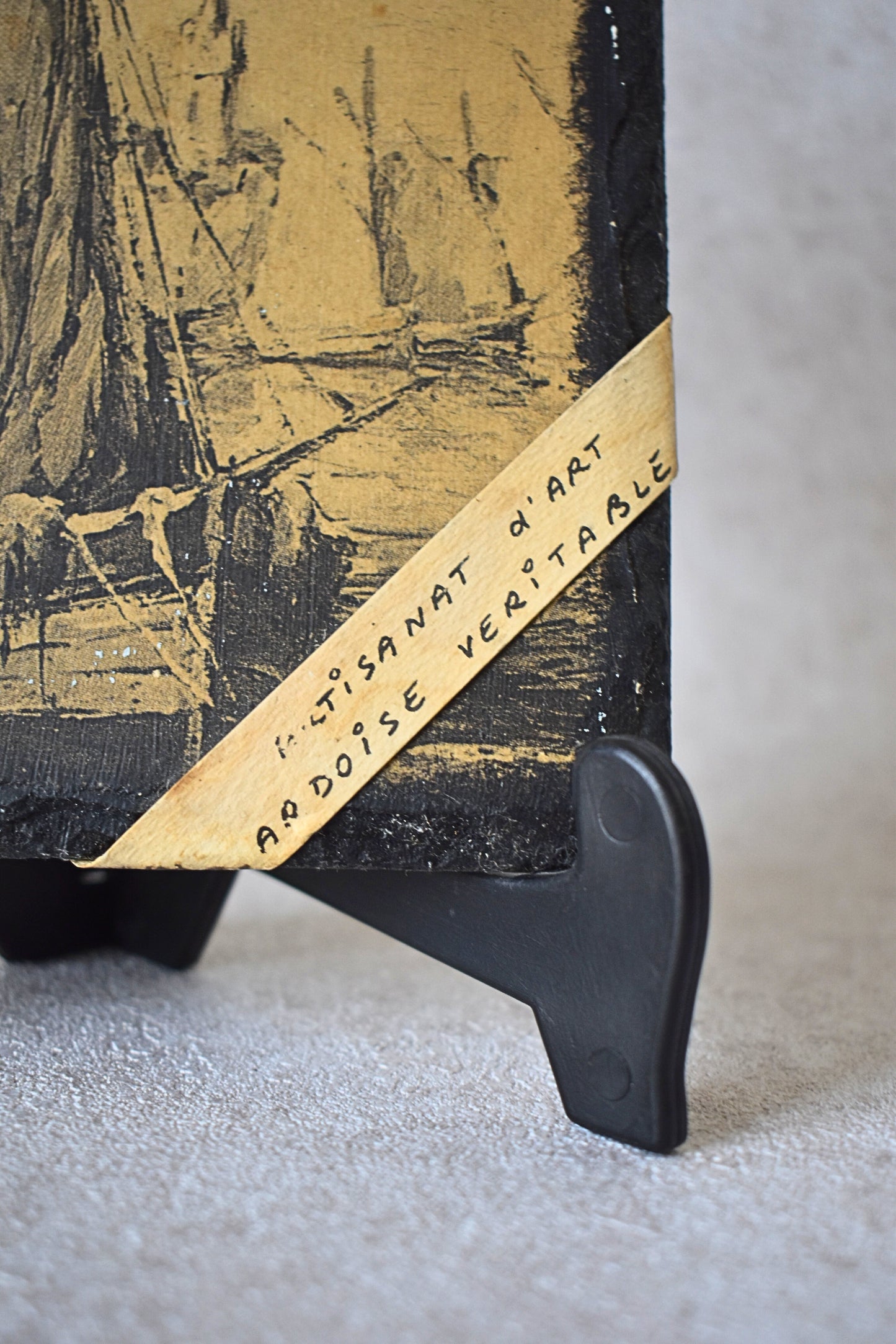 Vintage Hand-Drawn Chalk Board by Artisanat d'art