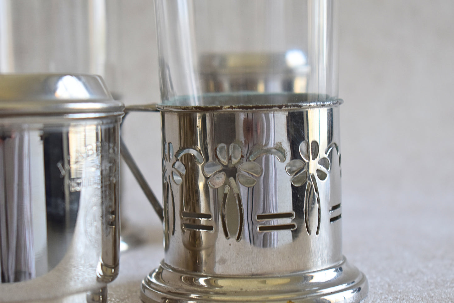 Vintage French “L’Abeille” Individual Coffee Maker Set