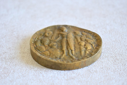 Antique Bronze Seal Medal | City of Soissons, France