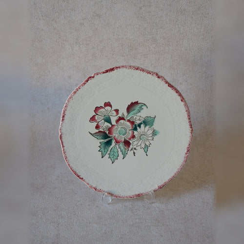 Hand-Painted French Porcelain Dish by Ceranord St. Amand