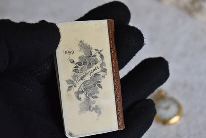 Antique French Au Nègre 18K Gold Pocket Watch with Booklet (c. 1890s)